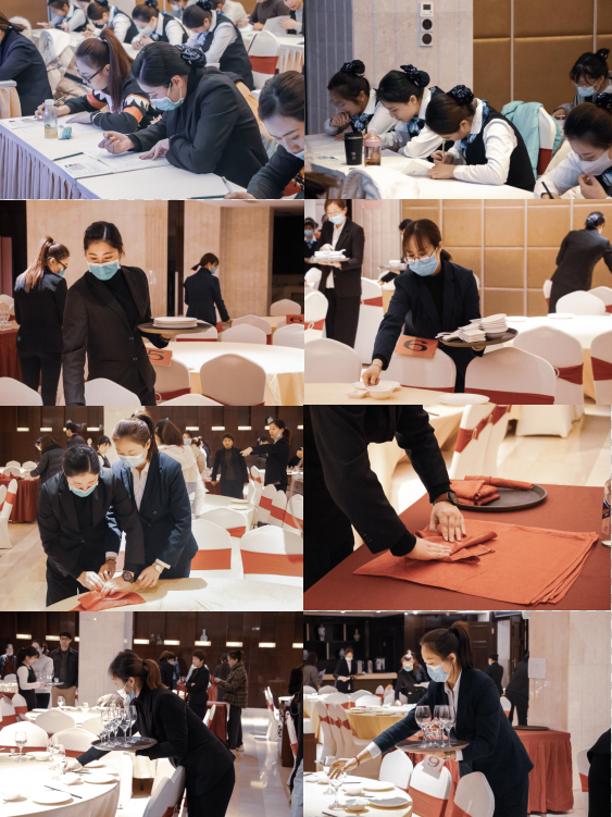 “潛磨匠心 提升內(nèi)功”潤馨物業(yè)員工參加高級餐廳服務員技能大賽